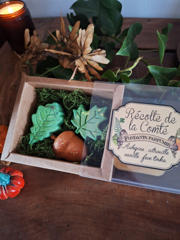 Coffret de fondants parfumés, Récolte de la Comté